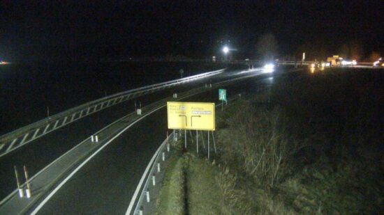 Nesreča na avtocesti, zaprt izvoz