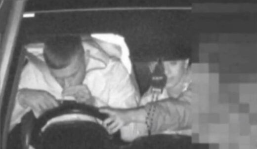 VIDEO: Kamera za nadzor hitrosti ga je posnela, ko je med vožnjo smrkal