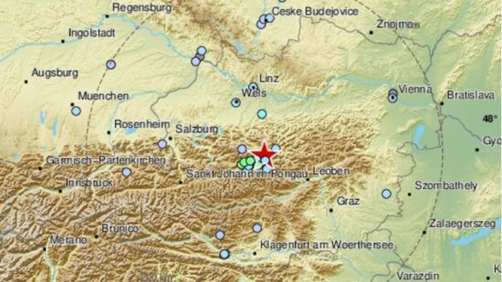 Avstrijo stresel potres z močjo 4,5 stopnje, epicenter pa je bil na Štajerskem