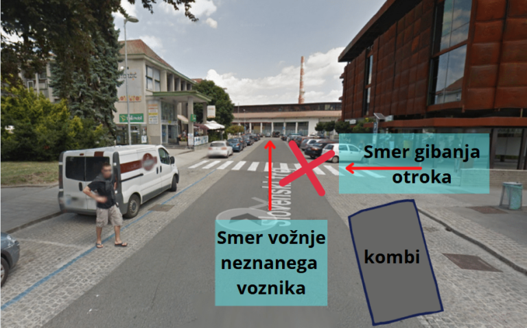 Policija išče priče! V trčenju poškodovan otrok, voznik s kraja nesreče odpeljal