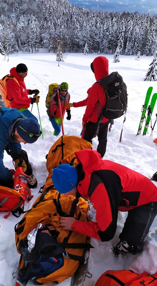 FOTO: Ko so prišli do nje, je bila že nekoliko podhlajena