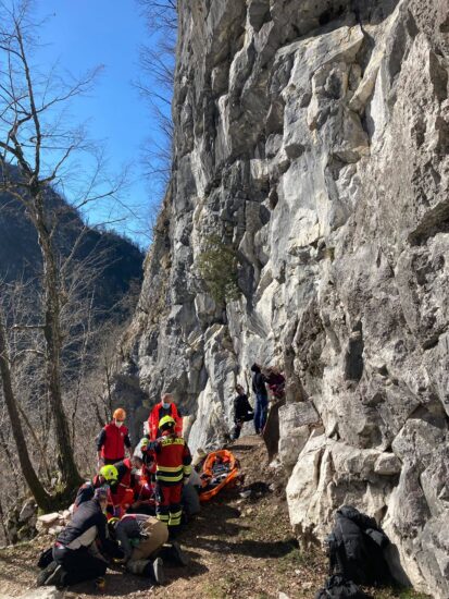 FOTO: To se je dogajalo v plezališču Strug