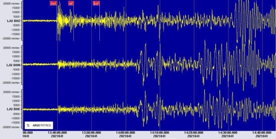 Streslo z magnitudo 7,2, čutilo se ga je tudi v Ljubljani