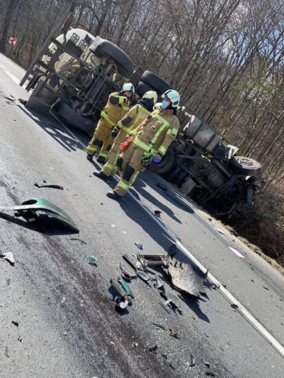 FOTO: Huda prometna nesreča v Trnovski vasi! To so posledice, ugasnilo življenje
