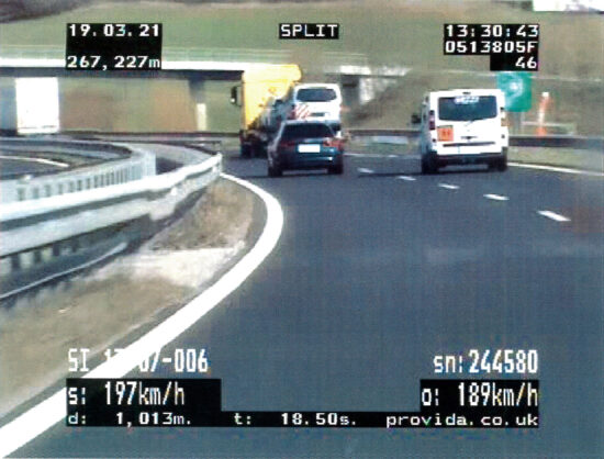 FOTO: Tako sta norela po podravski in pomurski avtocesti