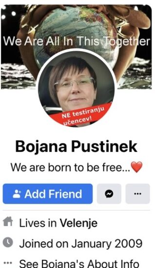 To je razredničarka 7. razreda OŠ, ki velja za kolovodjo nelegalnih shodov, na katerih ogrožajo javno zdravje