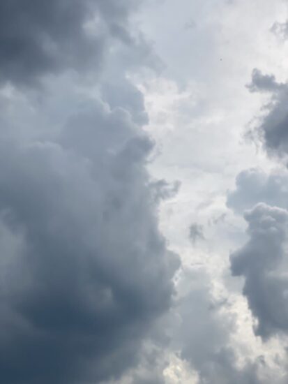 Danes plohe, jutri megla, plohe in nevihte