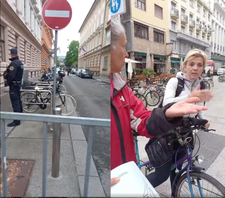 Napadla policiste, da so “prostitutke,” na ulici jo je opozorila: “Ne bodimo primitivni”