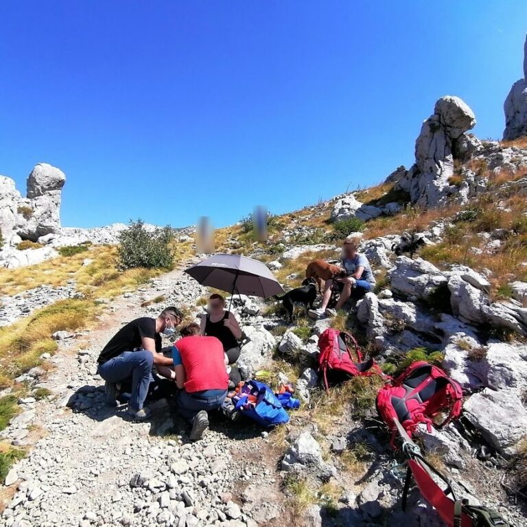 Tavala od včeraj, k sreči so ju našli, a dehidrirana in prezebla