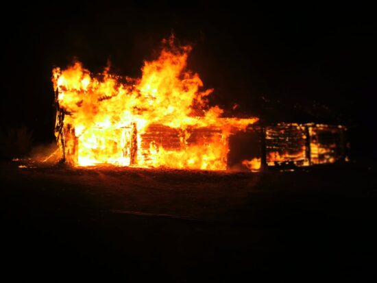 Požar v stanovanjski hiši, škode za 50 tisočakov