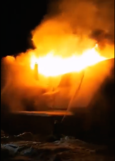 Ponoči izbruhnil strašen požar, trgovino rešili, gostilne jim ni uspelo