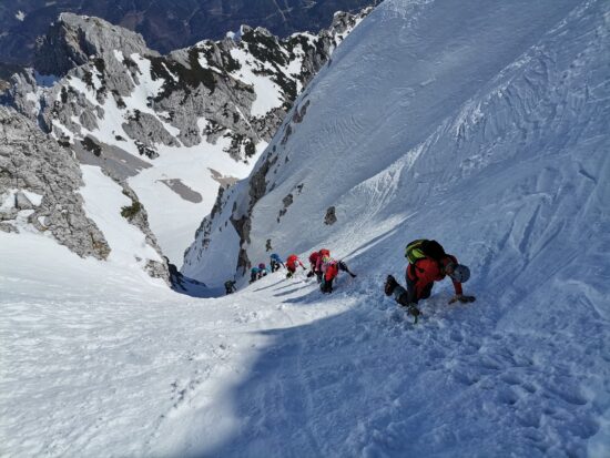 Na Malem Triglavu na istem mestu sta v razmahu ene ure umrla dva gornika