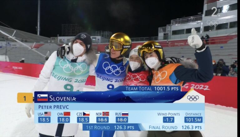 Zgodovinsko! Slovenija do novega zlata na olimpijskih igrah