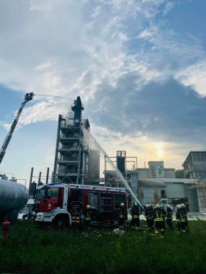 Zagorelo v proizvodnji vodikovega peroksida, preventiva za prebivalce v bližini