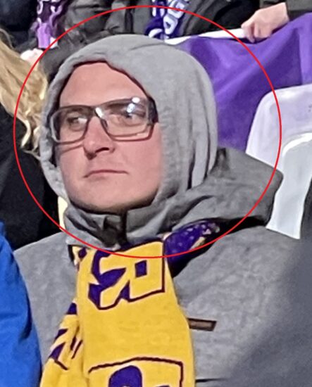 Prepoznate moškega, ki je bil na tekmi v Ljudskem vrtu? Takoj pokličite 113