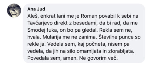 Novinarka šokirala ob aferi Smodej: Uranjek hotel, da me Smodej f** pred njim