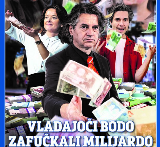 Vladajoči bodo zapravili več kot milijardo davkoplačevalskega denarja!