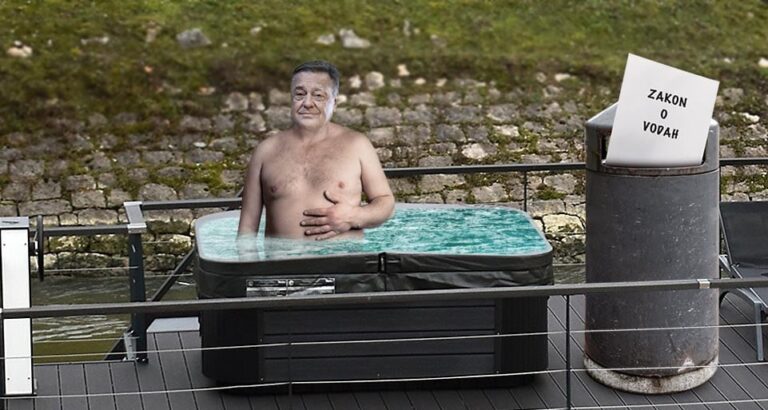 Je zakon o vodah padel, da lahko Janković postavi plavajoče hiške z jacuzzijem na priobalni pas?